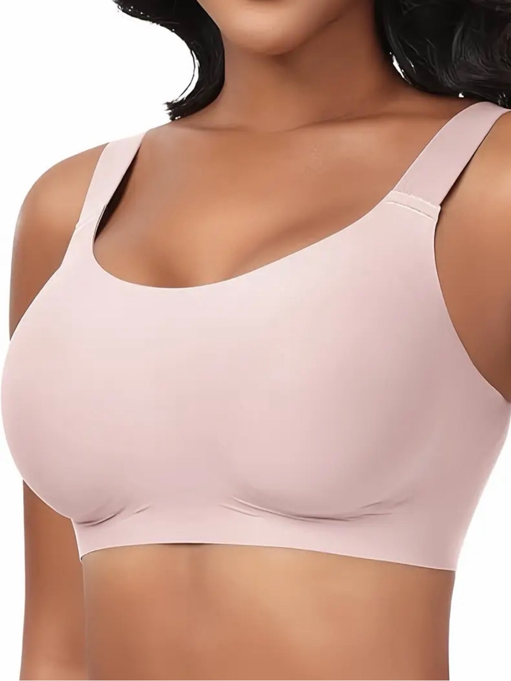 Invisible No-Wires Comfort All-Stretch Bra NWOT